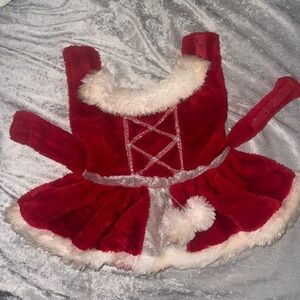 Adorable Ms clause holiday dress